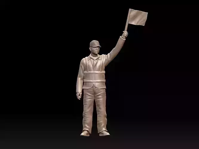 staff railroad 3D print model