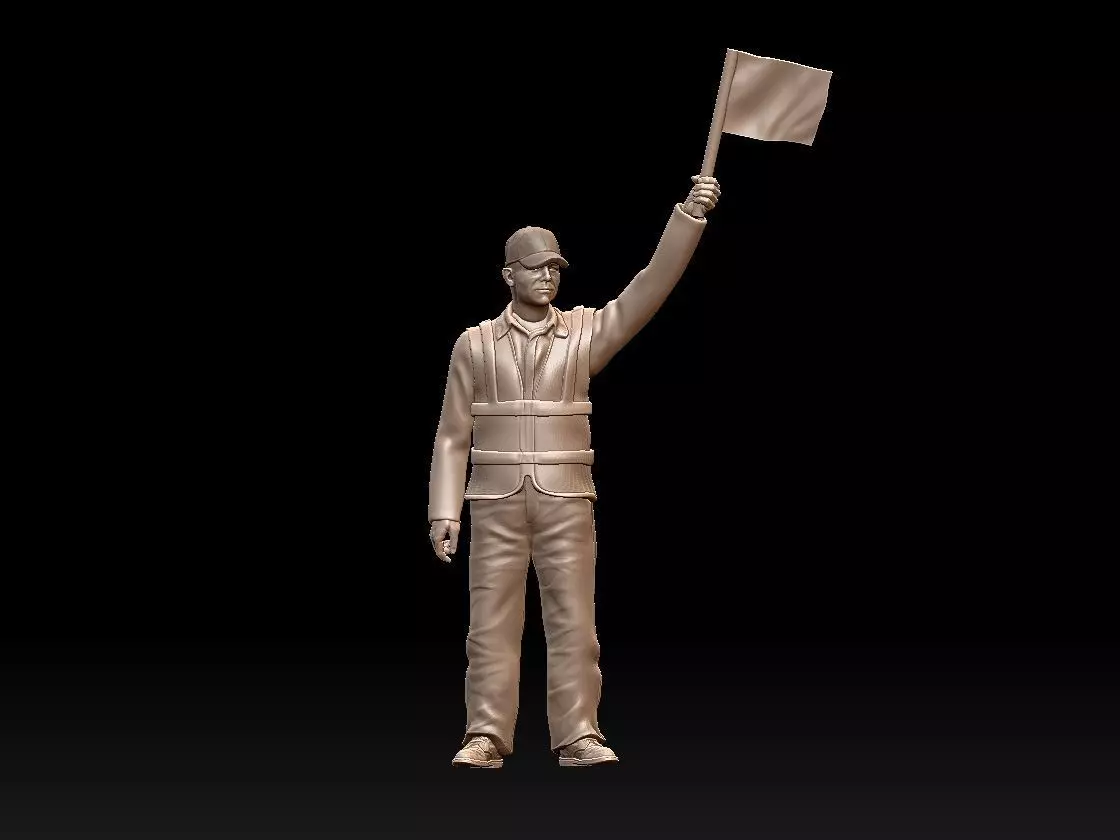 staff railroad 3D print model_0