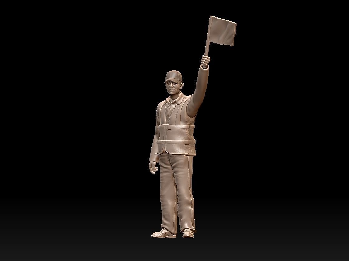 staff railroad 3D print model_22