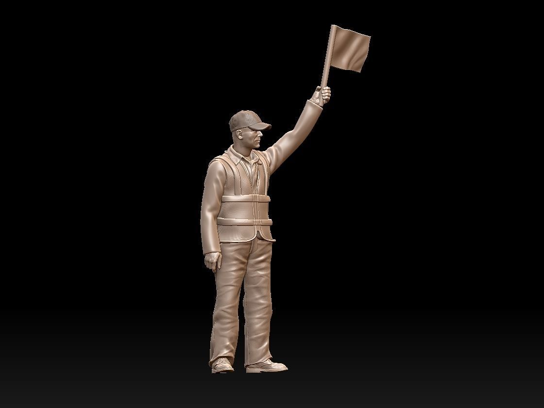 staff railroad 3D print model_21