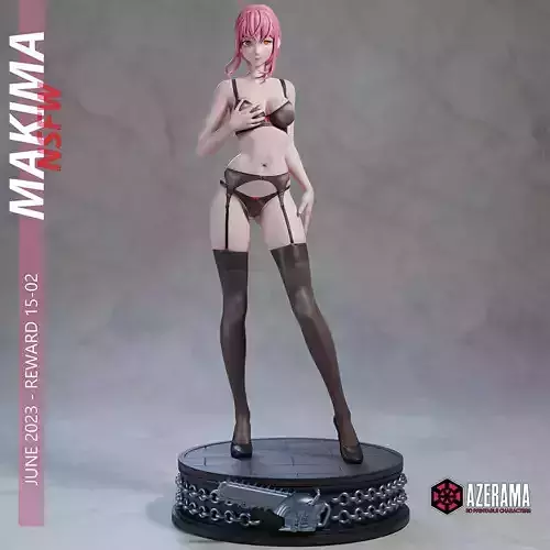 MAKIMA LINGERIE AND NSFW STL READY FOR 3D PRINTING 3D print model