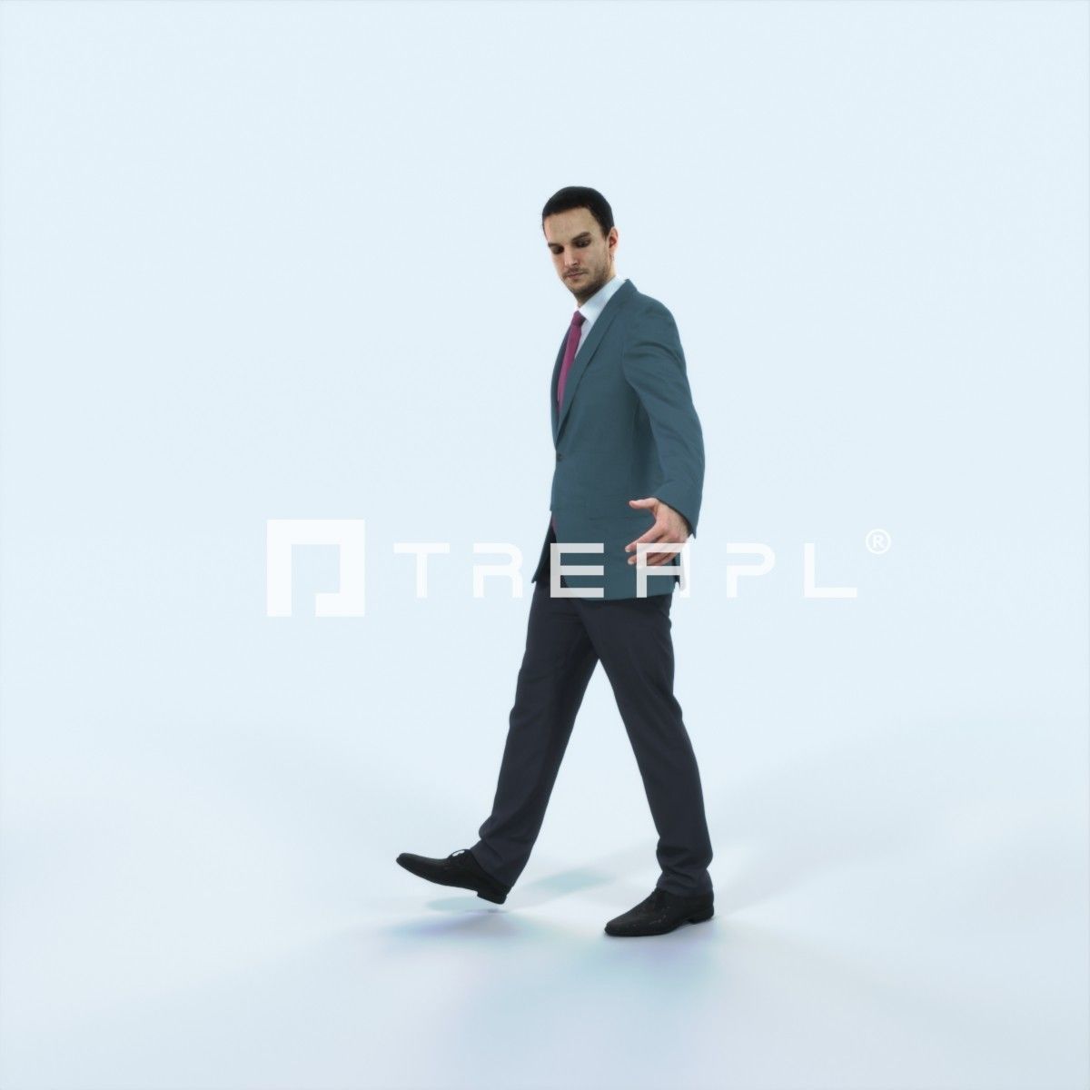 XAG07 10X Casual Camera Woman African Asian Black Sitting 010 Low-poly 3D model_6