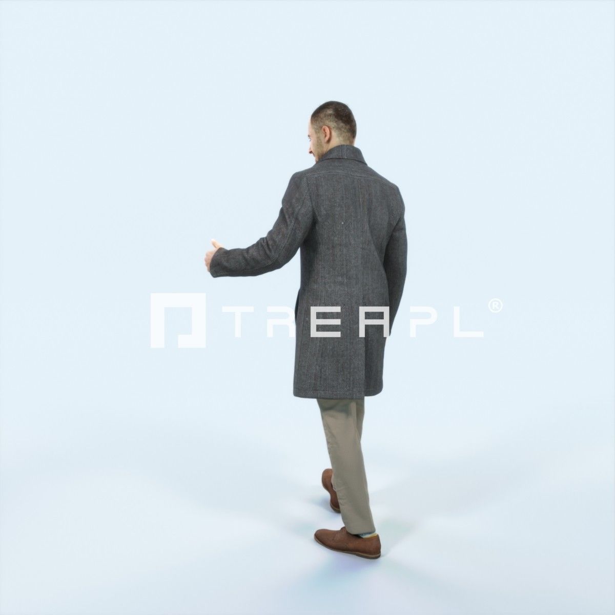 XAG07 10X Casual Camera Woman African Asian Black Sitting 010 Low-poly 3D model_11