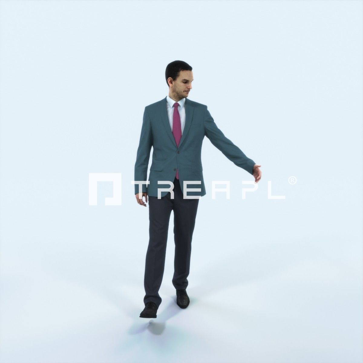 XAG07 10X Casual Camera Woman African Asian Black Sitting 010 Low-poly 3D model_2