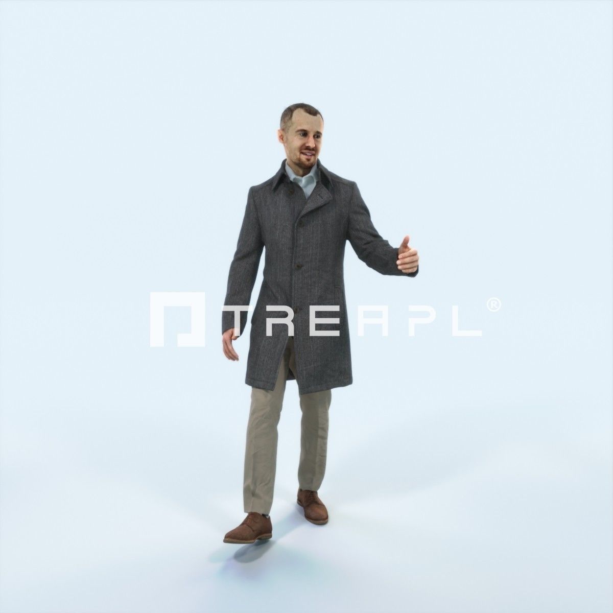 XAG07 10X Casual Camera Woman African Asian Black Sitting 010 Low-poly 3D model_8