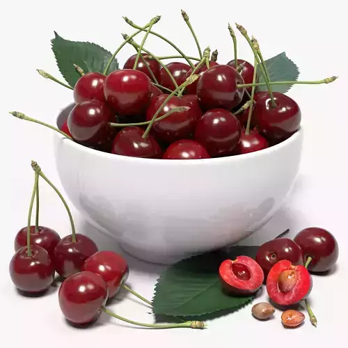 Cherries 3D model