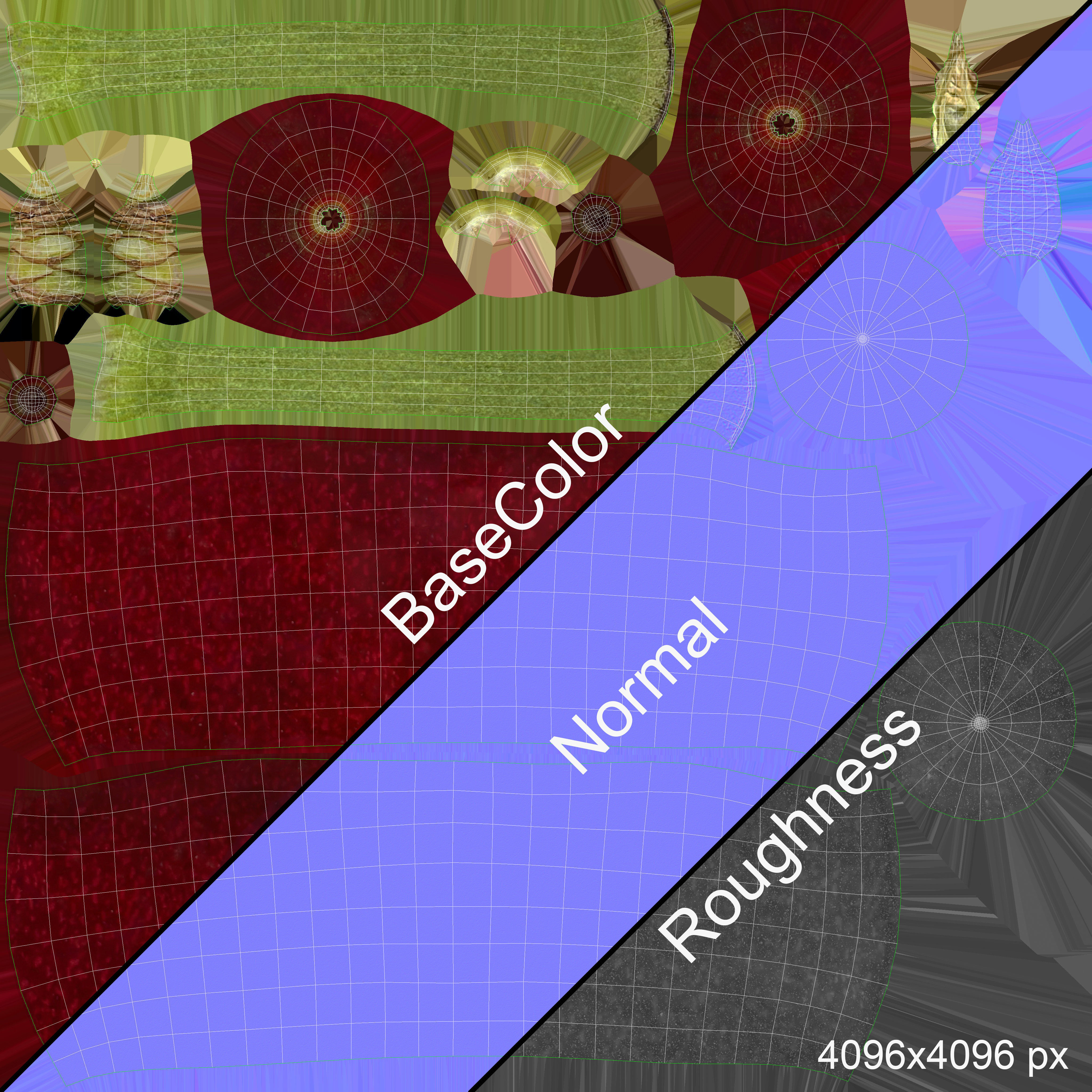 Cherries 3D model_12