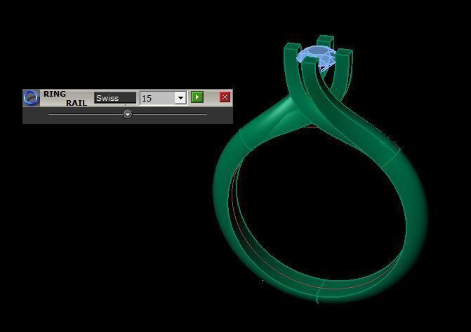 solitair ring 3D print model_8