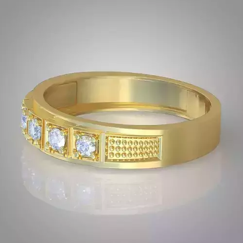 Diamond ring 0440 3D printable model