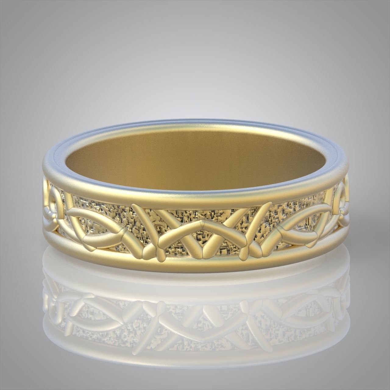 Diamond ring 0441 3D printable model 3D print model_11