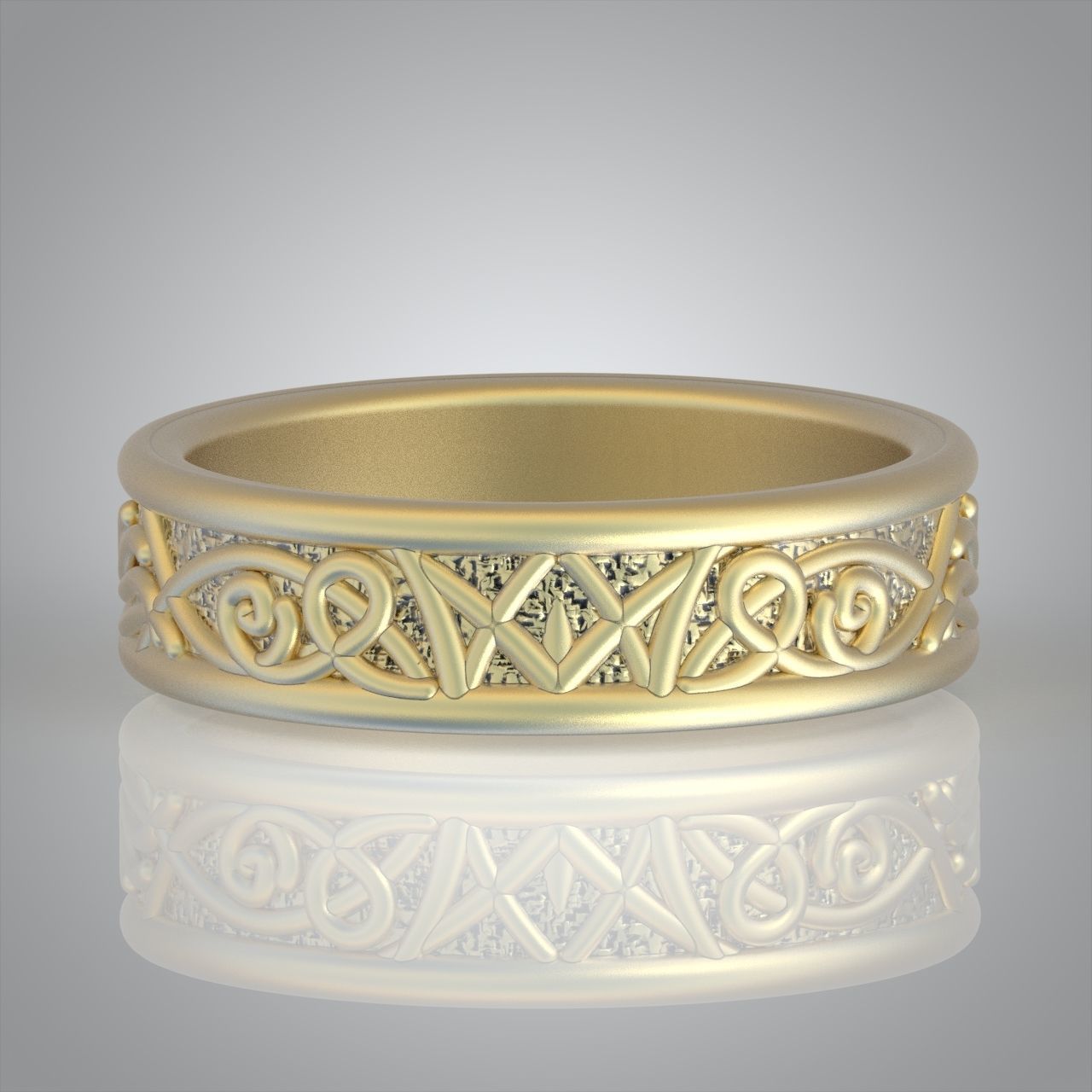 Diamond ring 0441 3D printable model 3D print model_7