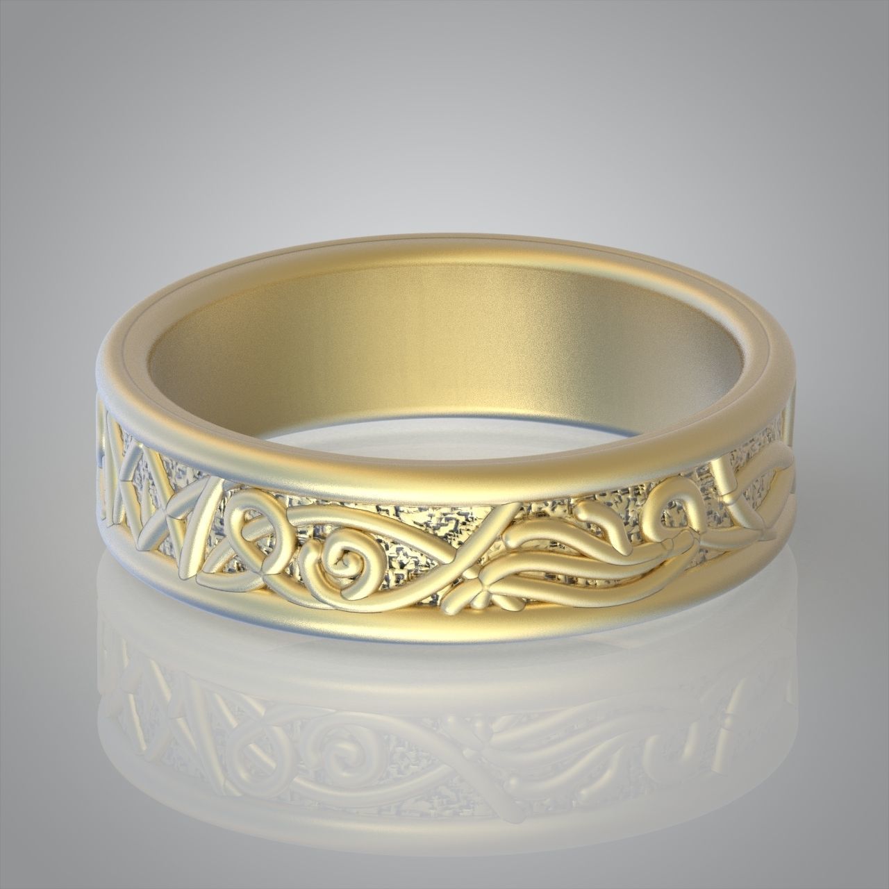 Diamond ring 0441 3D printable model 3D print model_8