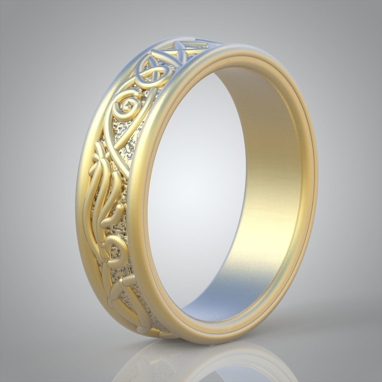 Diamond ring 0441 3D printable model 3D print model_3