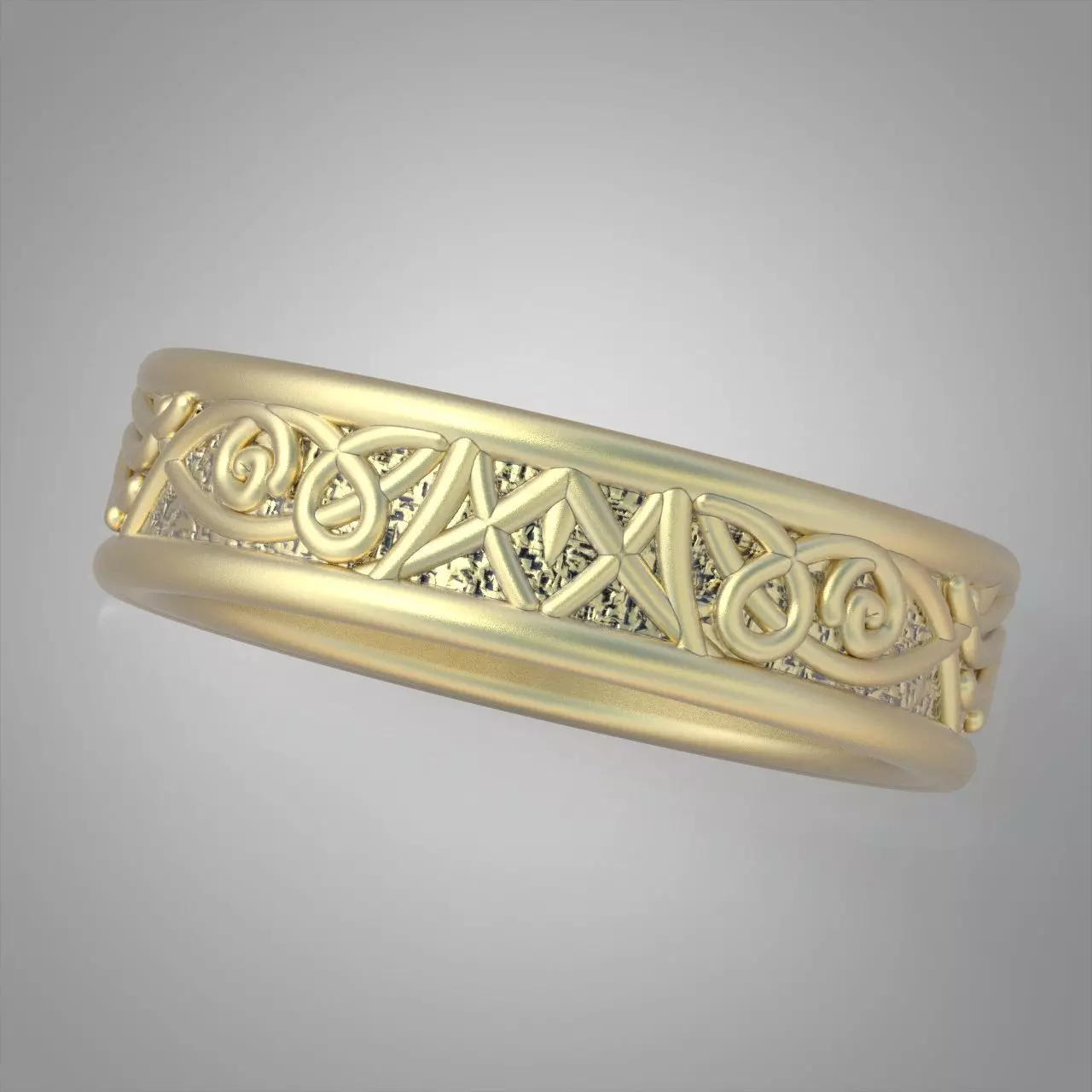 Diamond ring 0441 3D printable model 3D print model_0