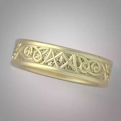 Diamond ring 0441 3D printable model