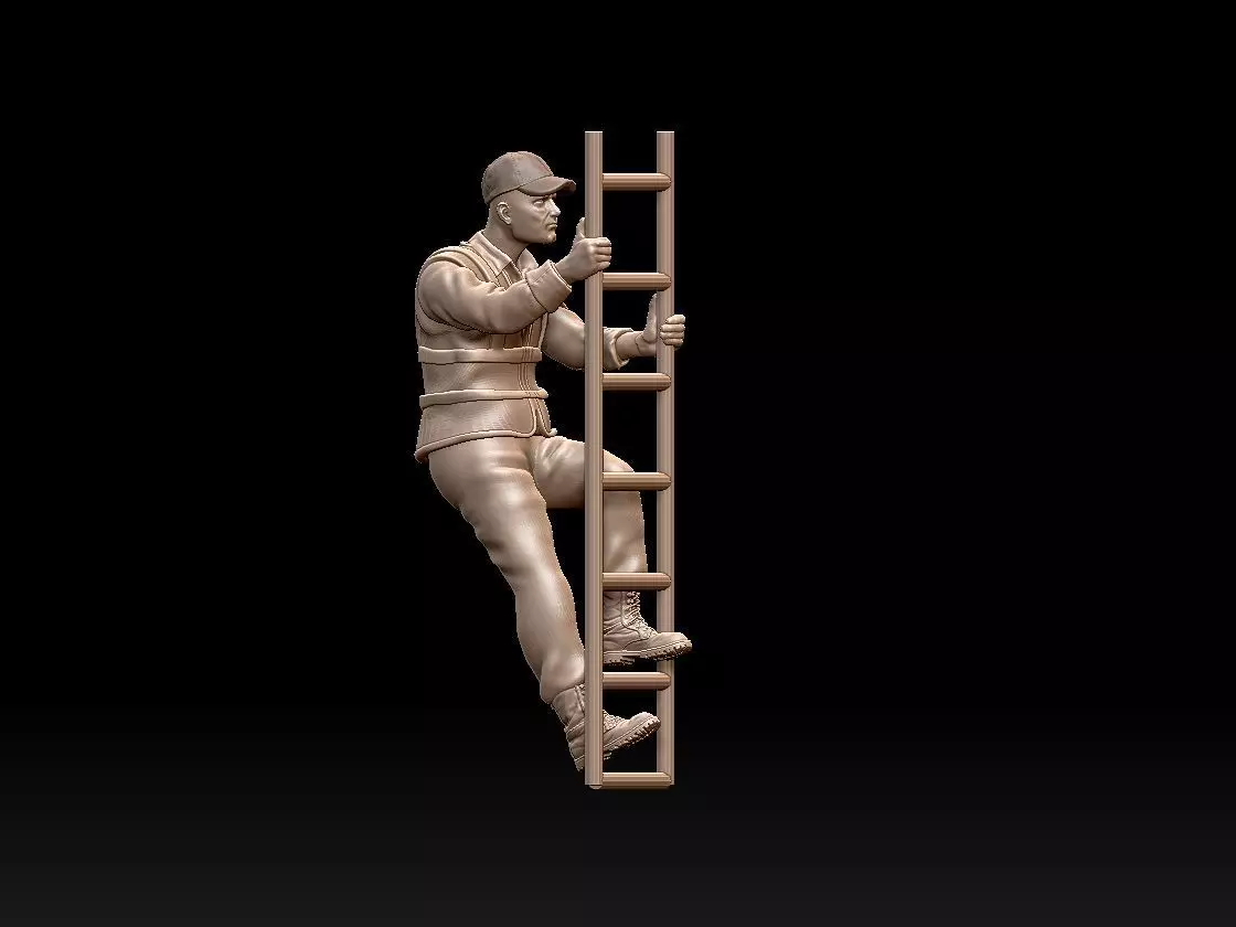 staff railroad  3D print model_0