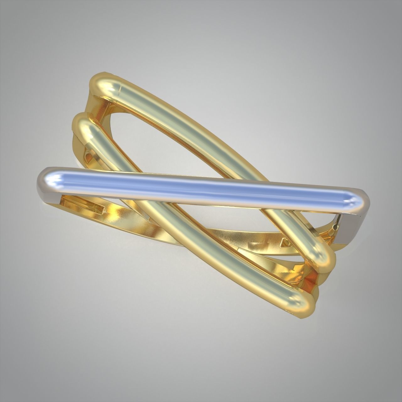 Diamond ring 0442 3D printable model9 3D print model_2