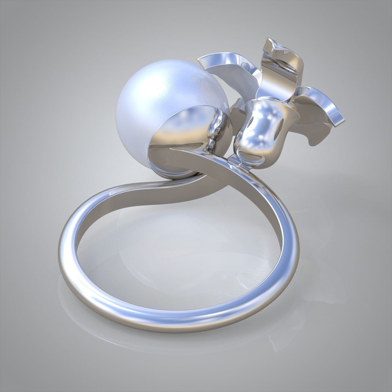 Diamond ring 0444 3D printable model9 3D print model_15