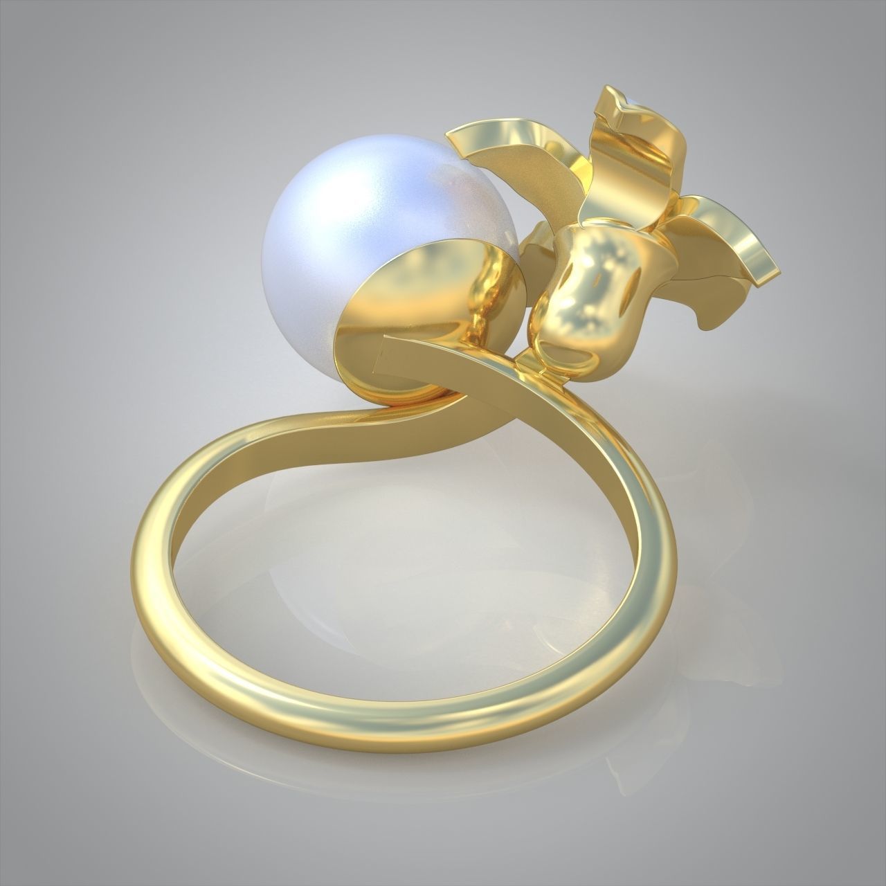Diamond ring 0444 3D printable model9 3D print model_14