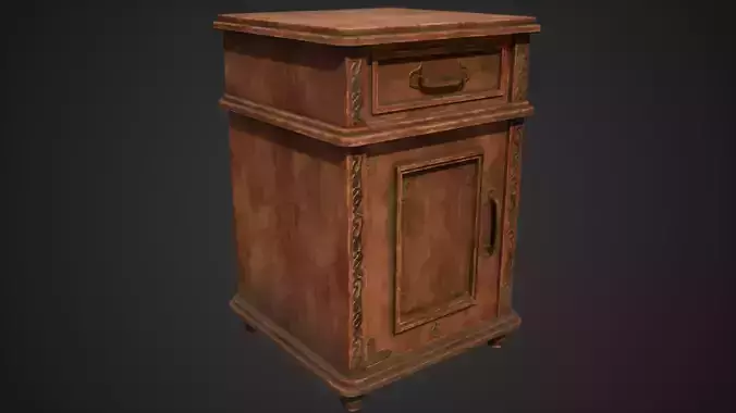 Stylized Bedside Table