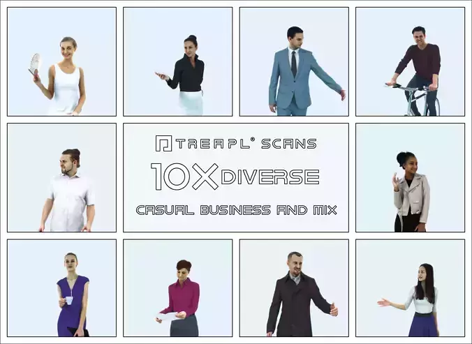XAG07 10X Business Casual Man Woman 001