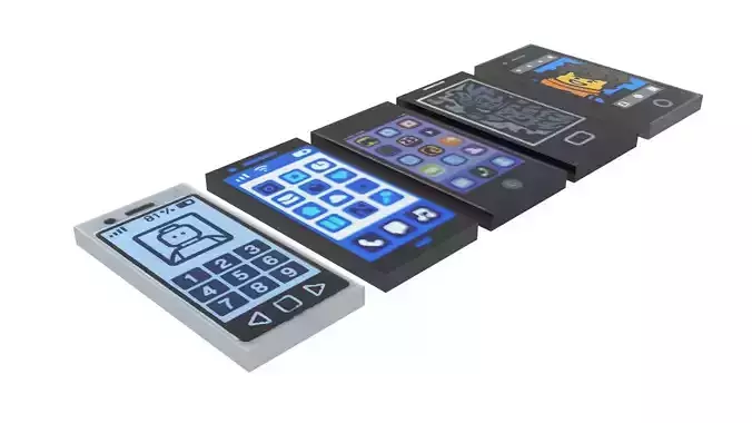 Mobile Phone Lego Tiles Set