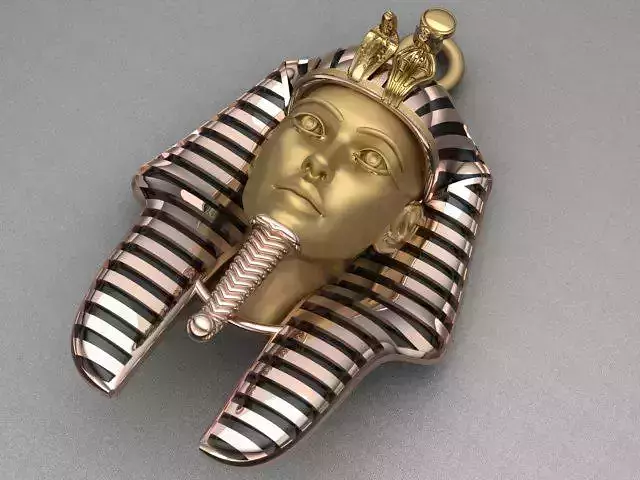 Pharaonic King Tut mask necklace