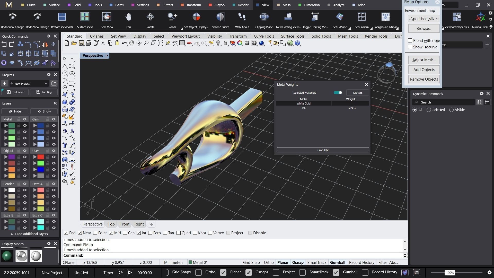 Palm tree gold pendant 3D print model_11