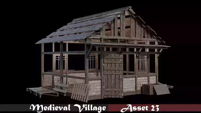 Medieval Village Asset 23- 4K Textures Game Ready