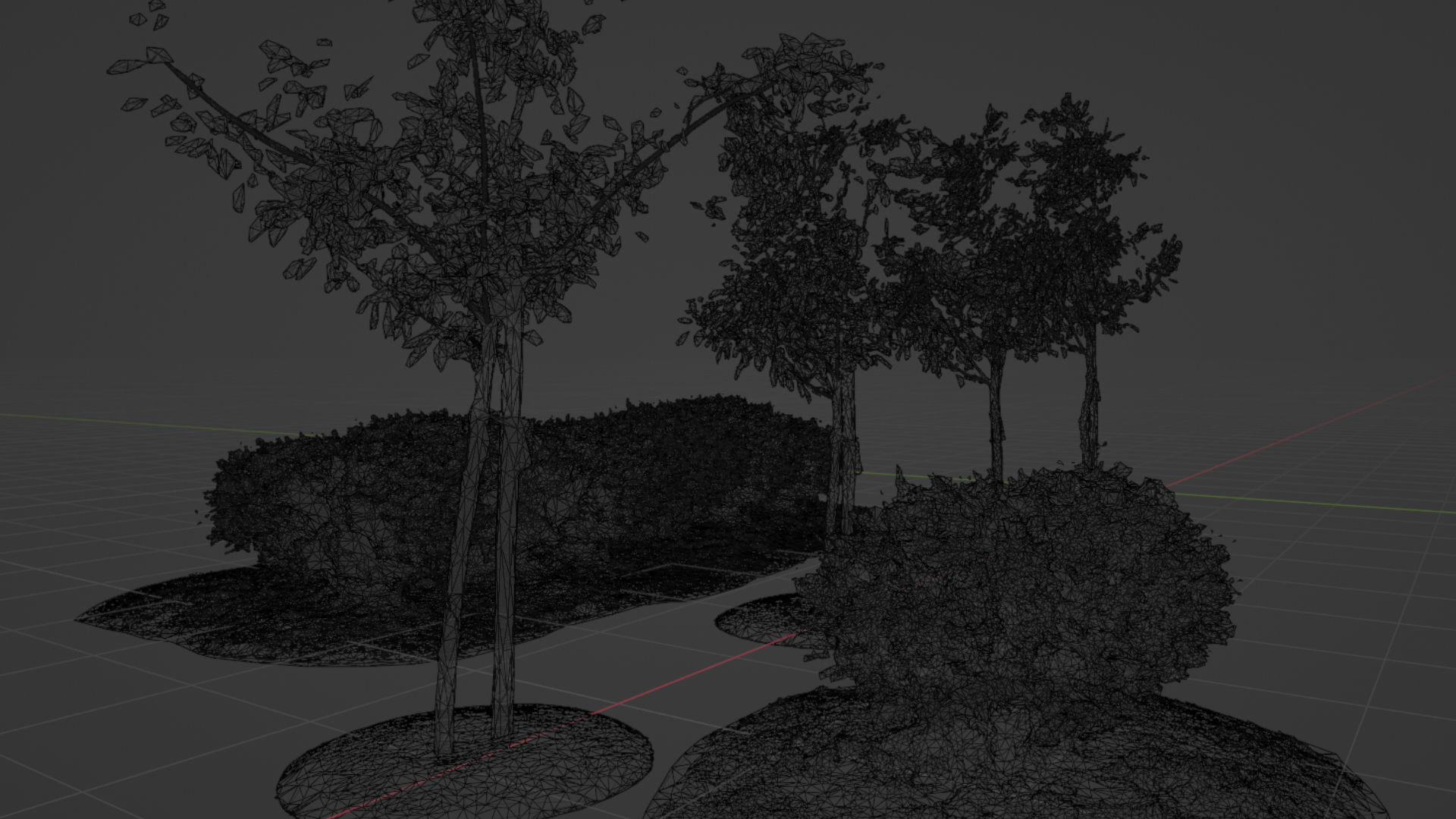 Vegetation Assets - Trees Bushes Low-poly 3D model_11