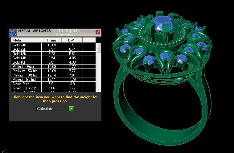 fancy ring 3D print model_8
