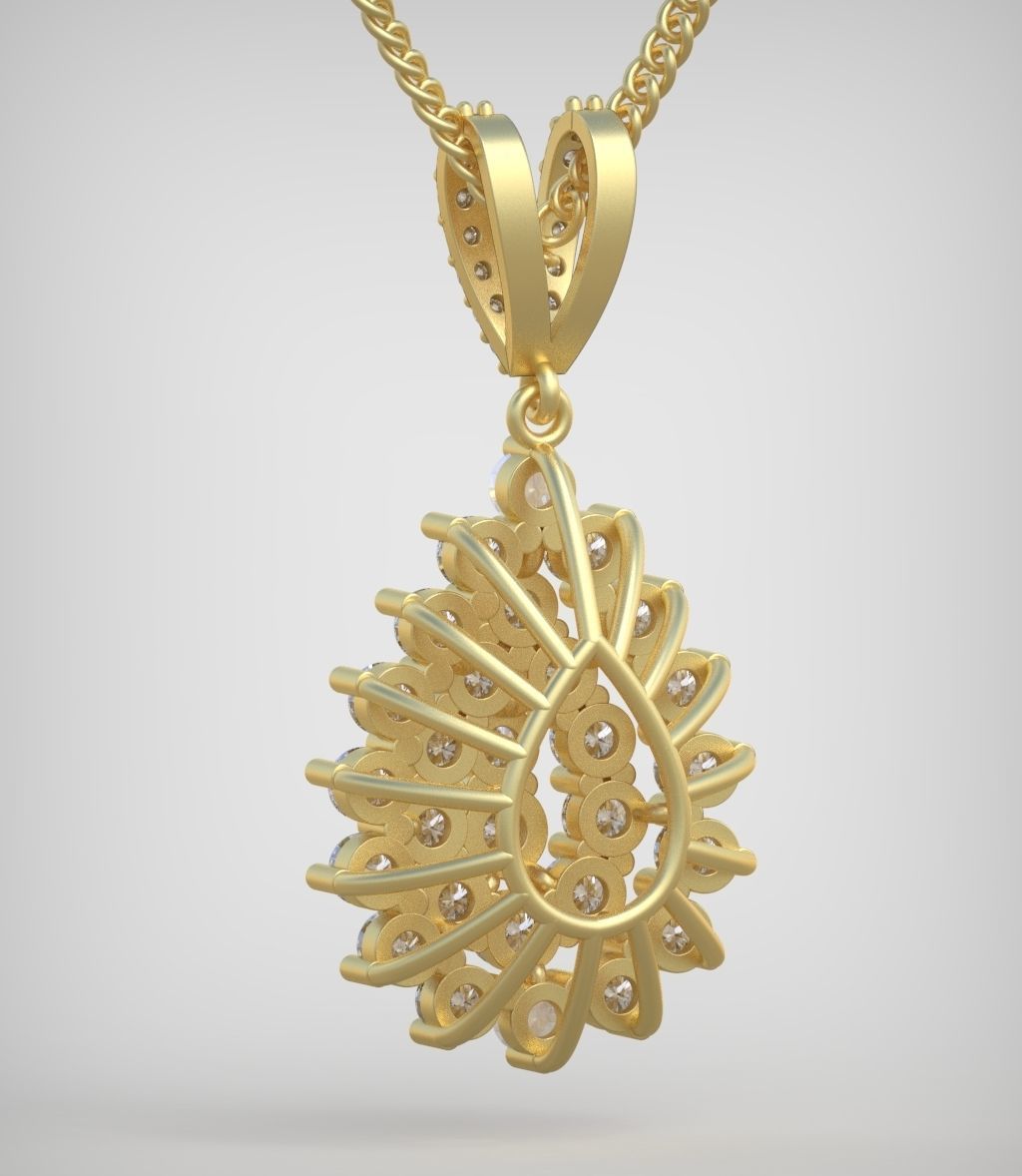 Pendant model 3D 0263 printable model7 3D print model_4