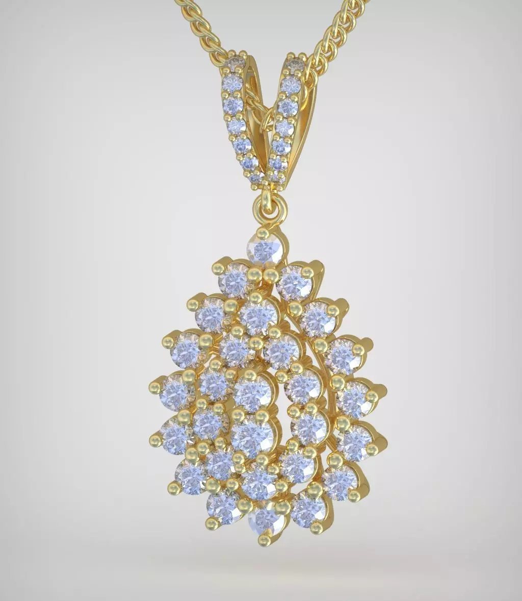 Pendant model 3D 0263 printable model7 3D print model_0