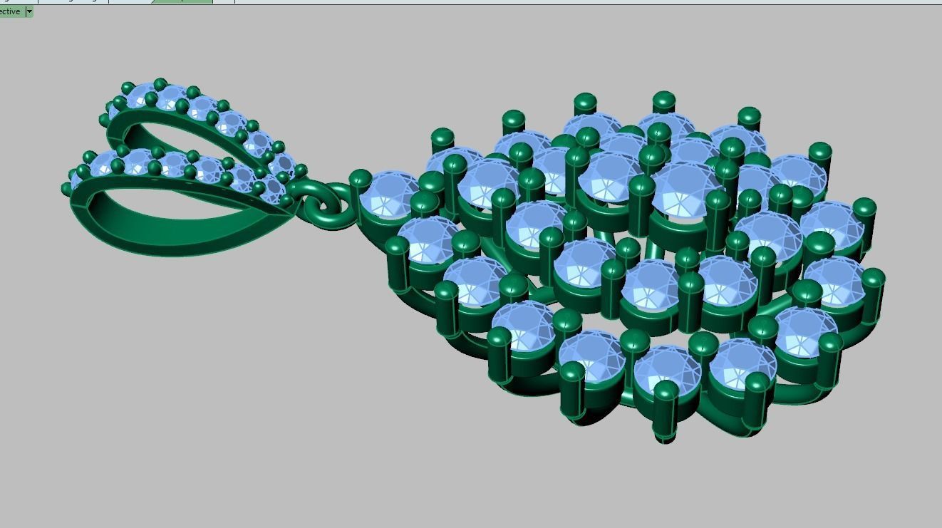 Pendant model 3D 0263 printable model7 3D print model_9