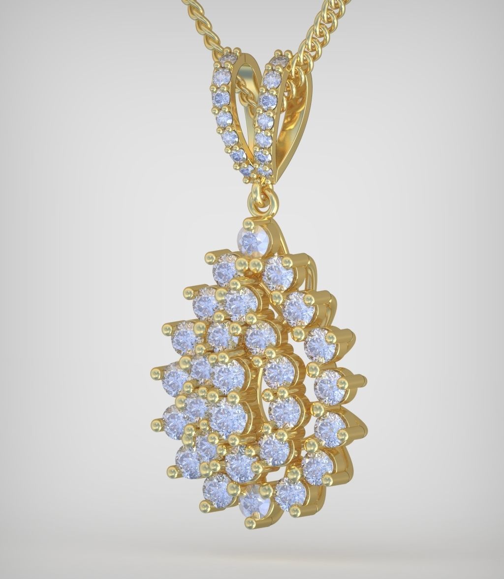 Pendant model 3D 0263 printable model7 3D print model_3