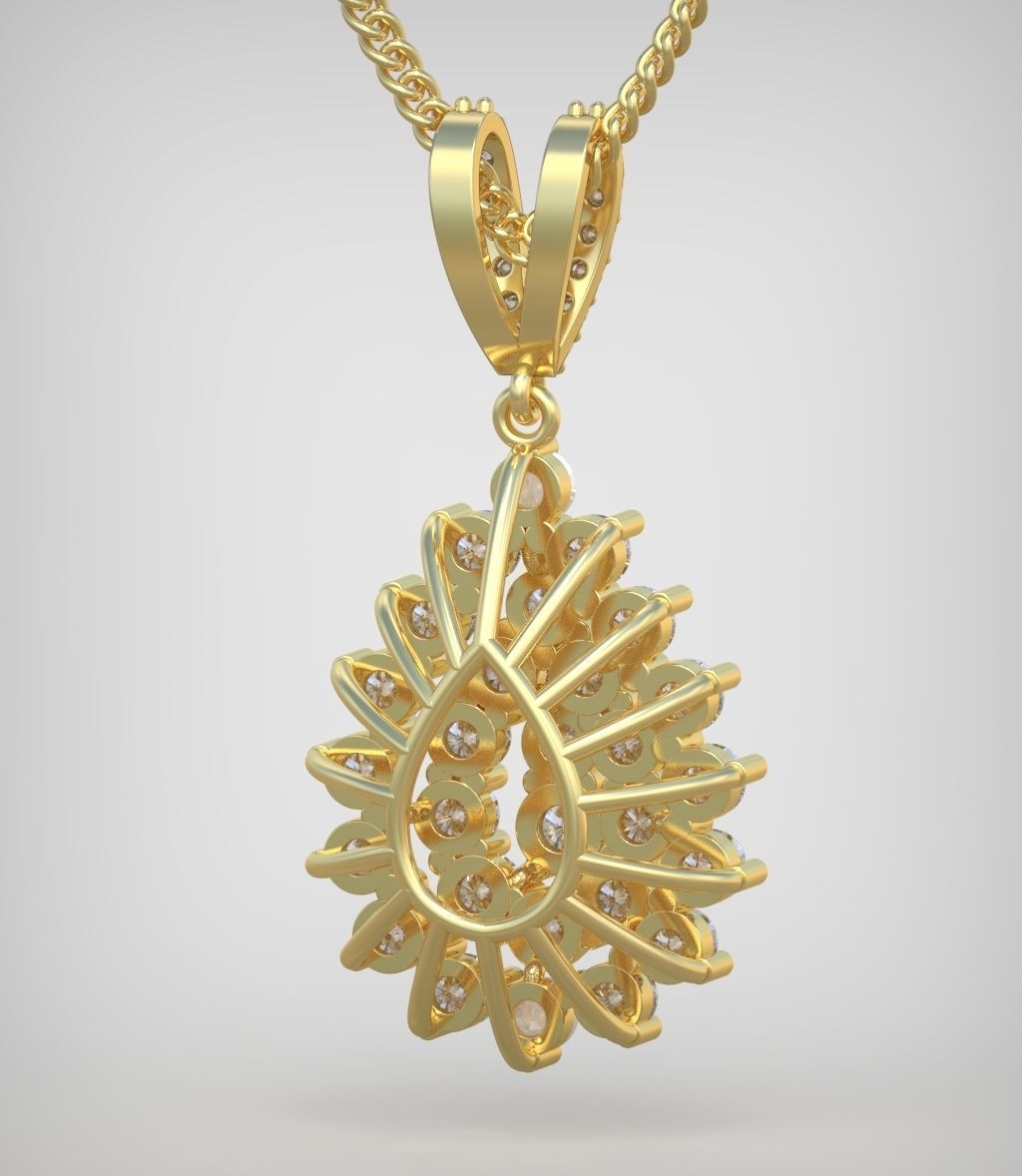 Pendant model 3D 0263 printable model7 3D print model_6