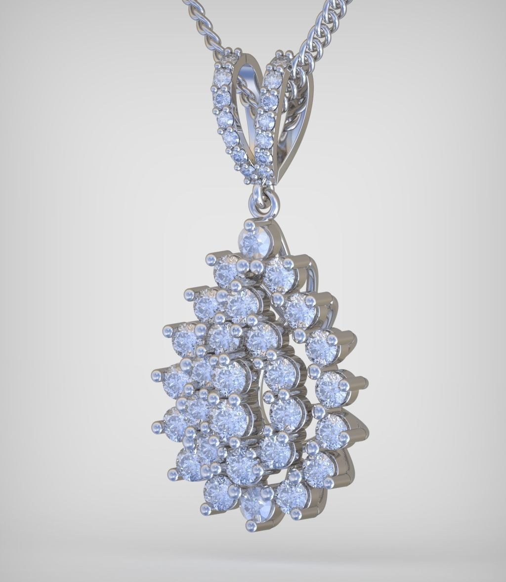 Pendant model 3D 0263 printable model7 3D print model_2