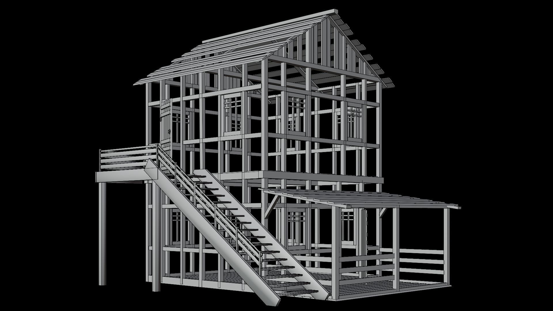 Medieval Village Asset 25- 4K Textures Game Ready Low-poly 3D model_13