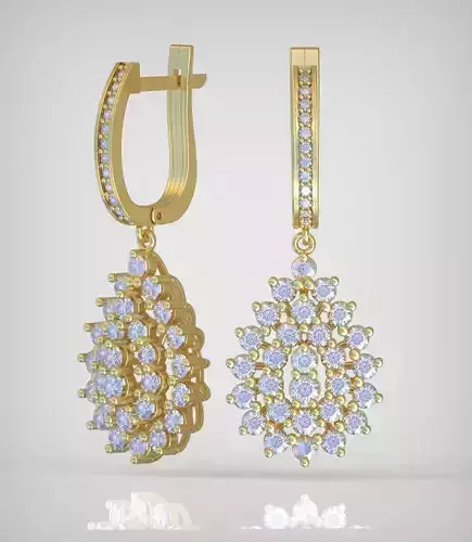 Earring model 0356 3D printable model