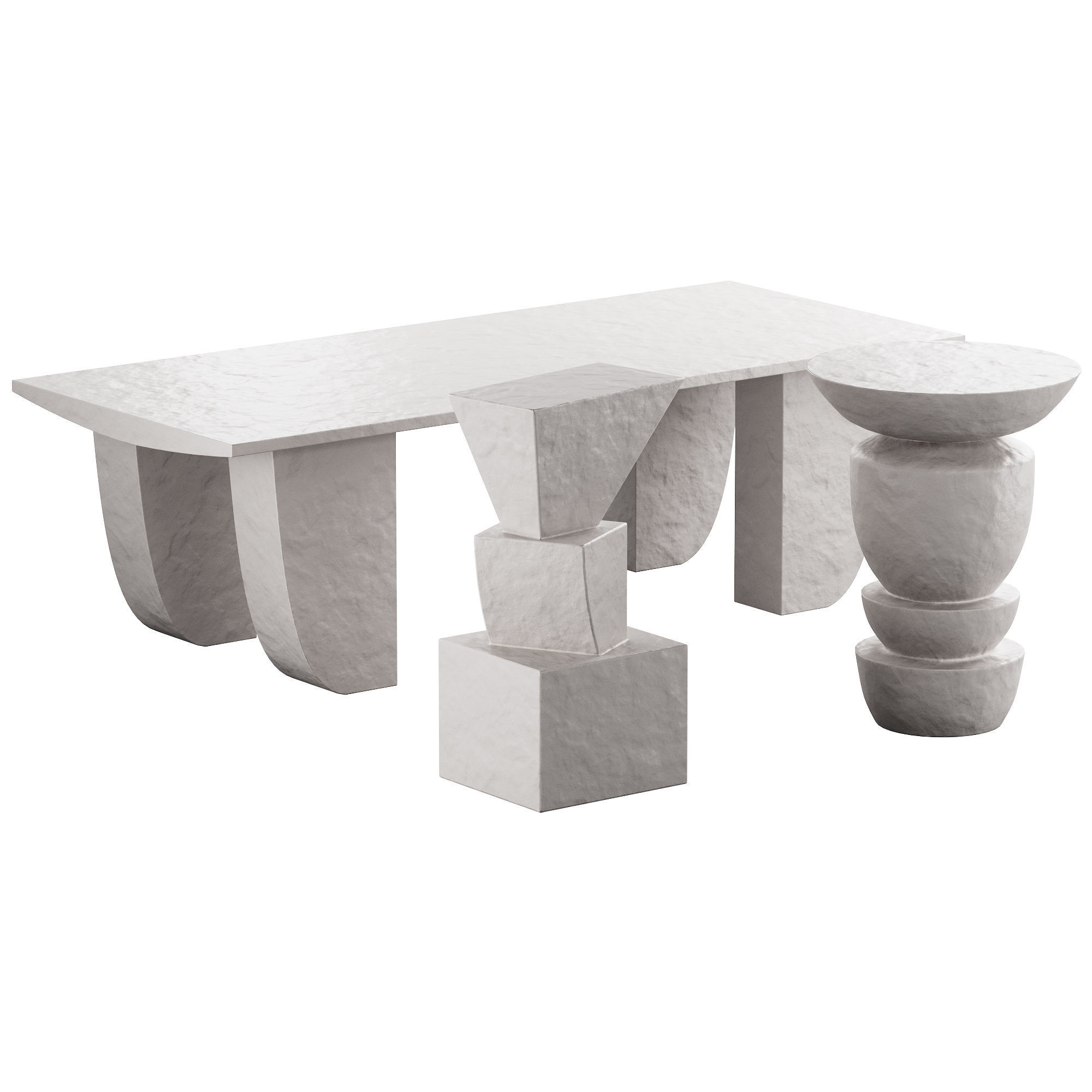 363 Lemieux et Cie Coffee Cocktail tables 02 Diego Stacked Bercy 3D model_2
