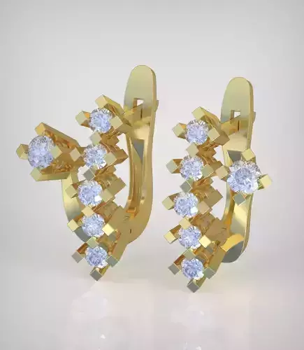 Earring model 0357 3D printable model