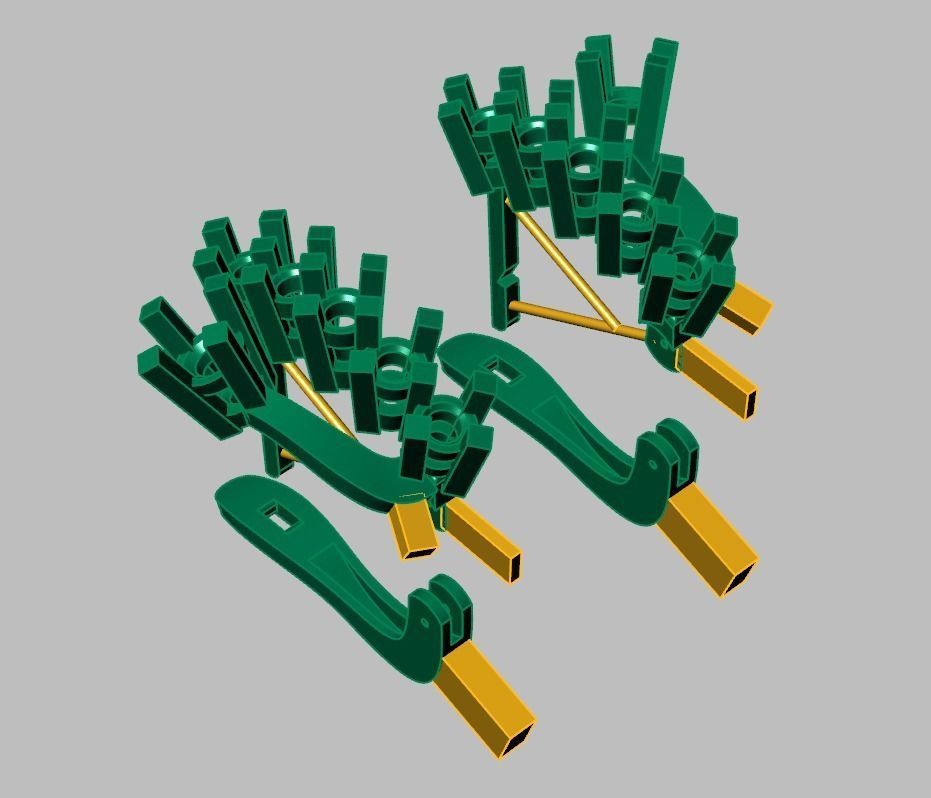 Earring model 0357 3D printable model 3D print model_12