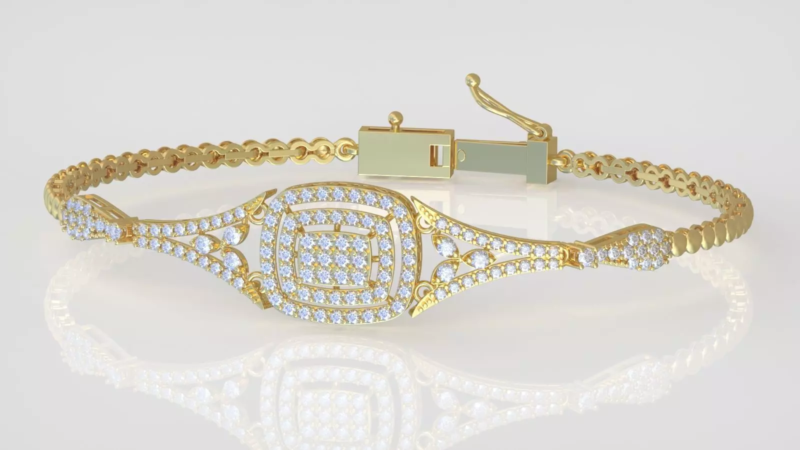 Bracelet model 3D printable model 0048-8- 3D print model