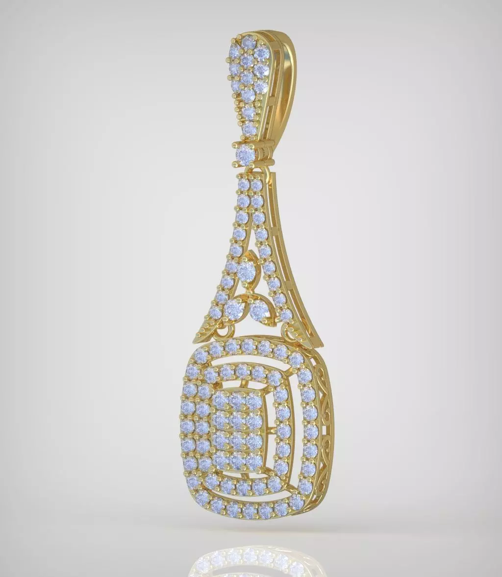 Pendant model 3D 0264 printable model 3D print model