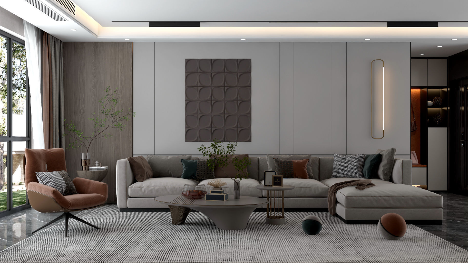 Modern Interior Design 04 3D model_1