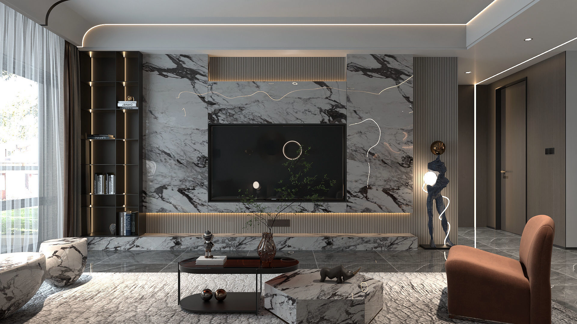 Modern Interior Design 08 3D model_1