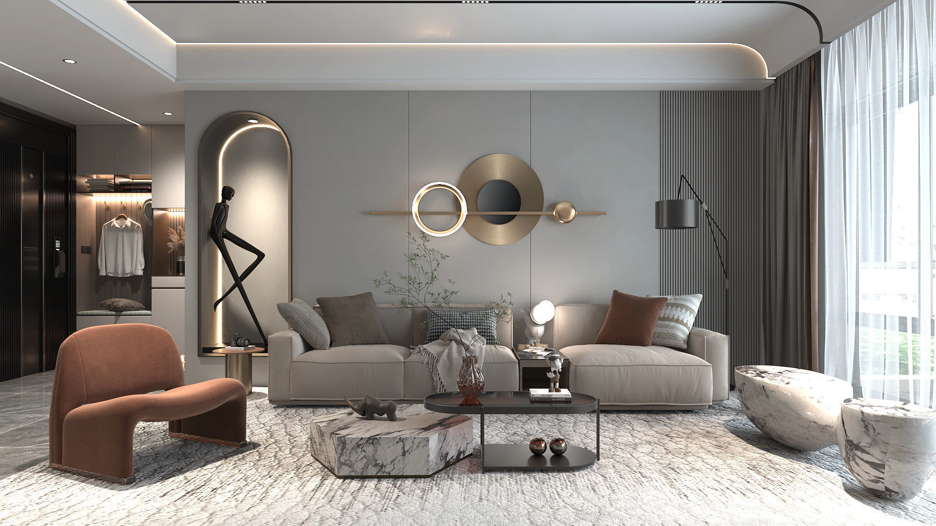 Modern Interior Design 08 3D model_3