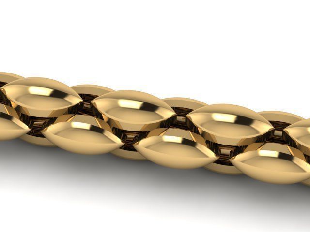Chain 3D Printing Models BEST FOR ALL JEWELRY METALS  3D print model_1
