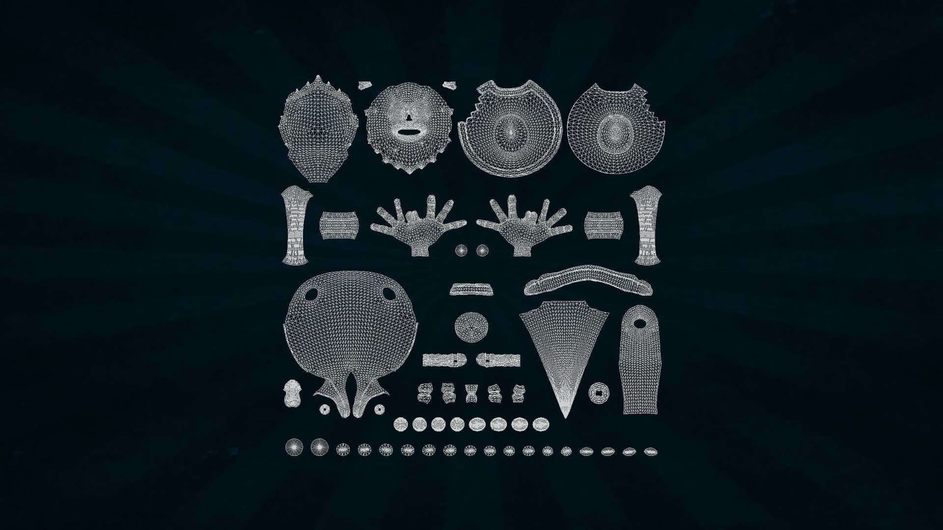 SPON-001 Flying Dutchman Low-poly 3D model_9