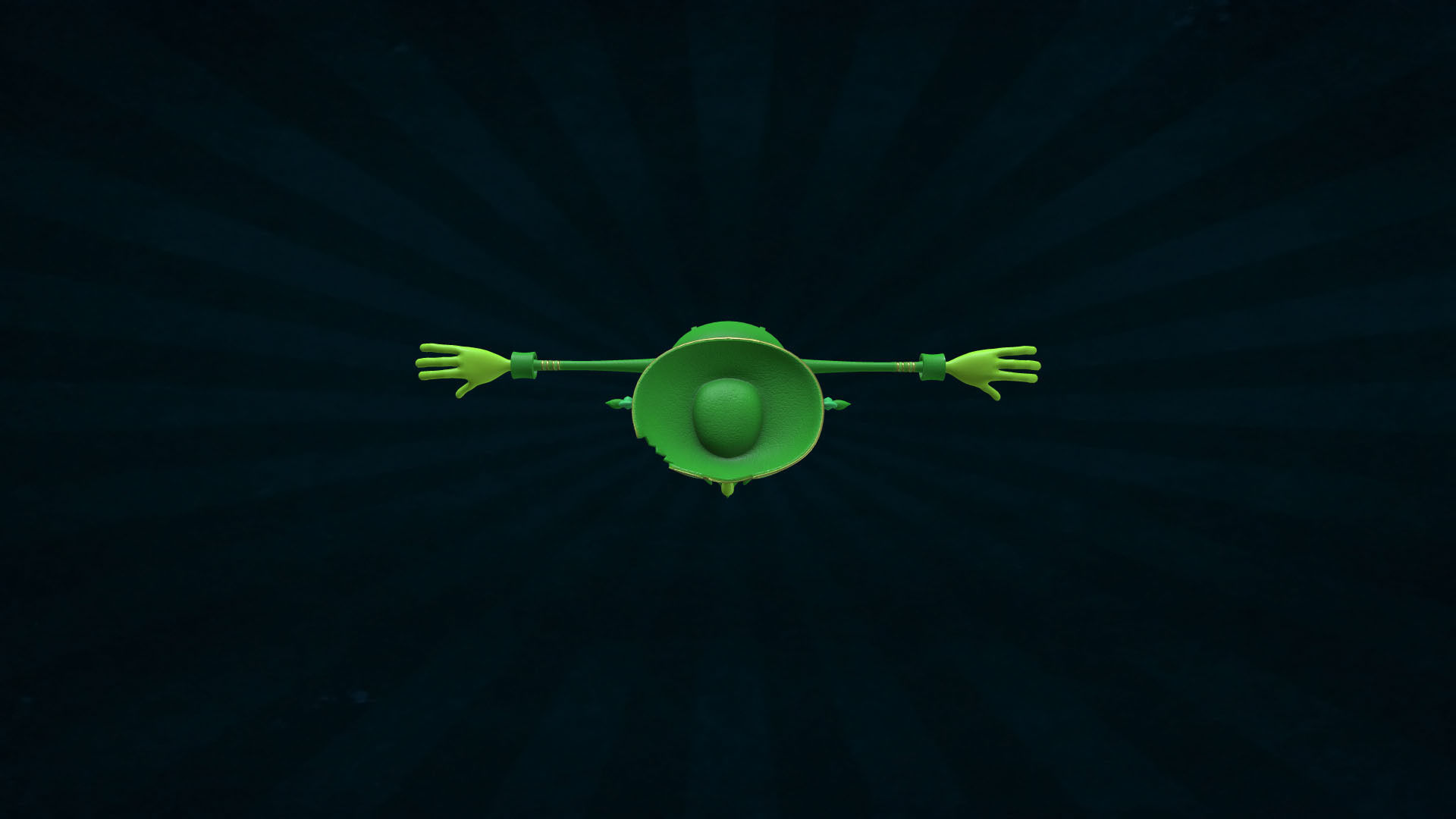 SPON-001 Flying Dutchman Low-poly 3D model_6